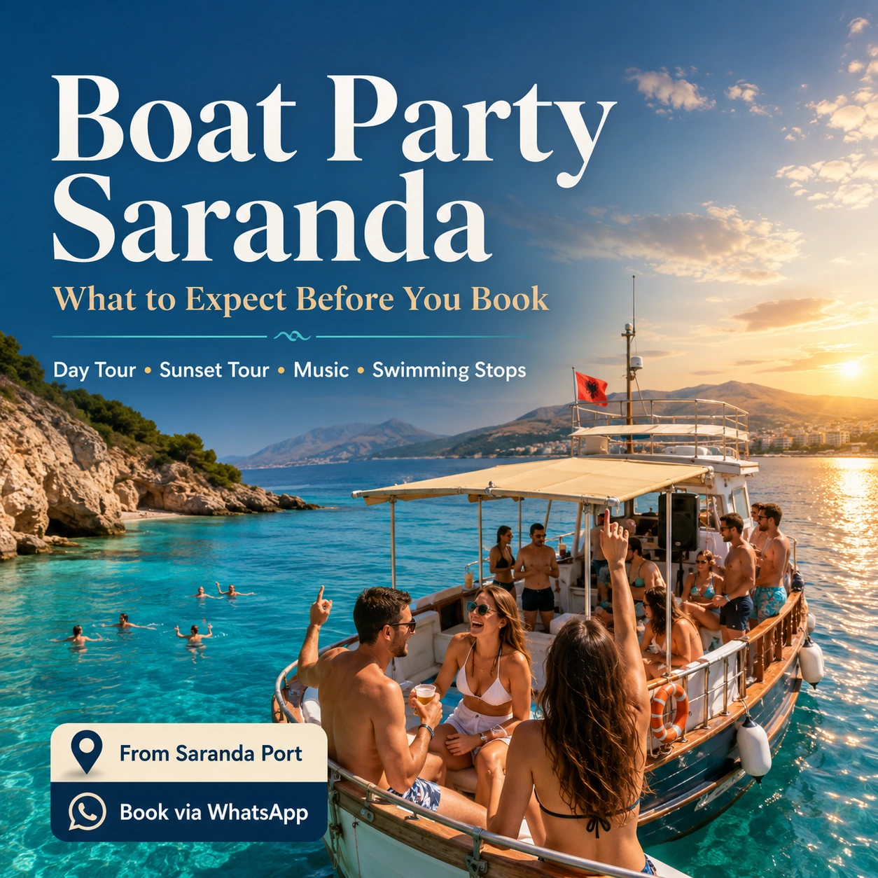 boat party saranda